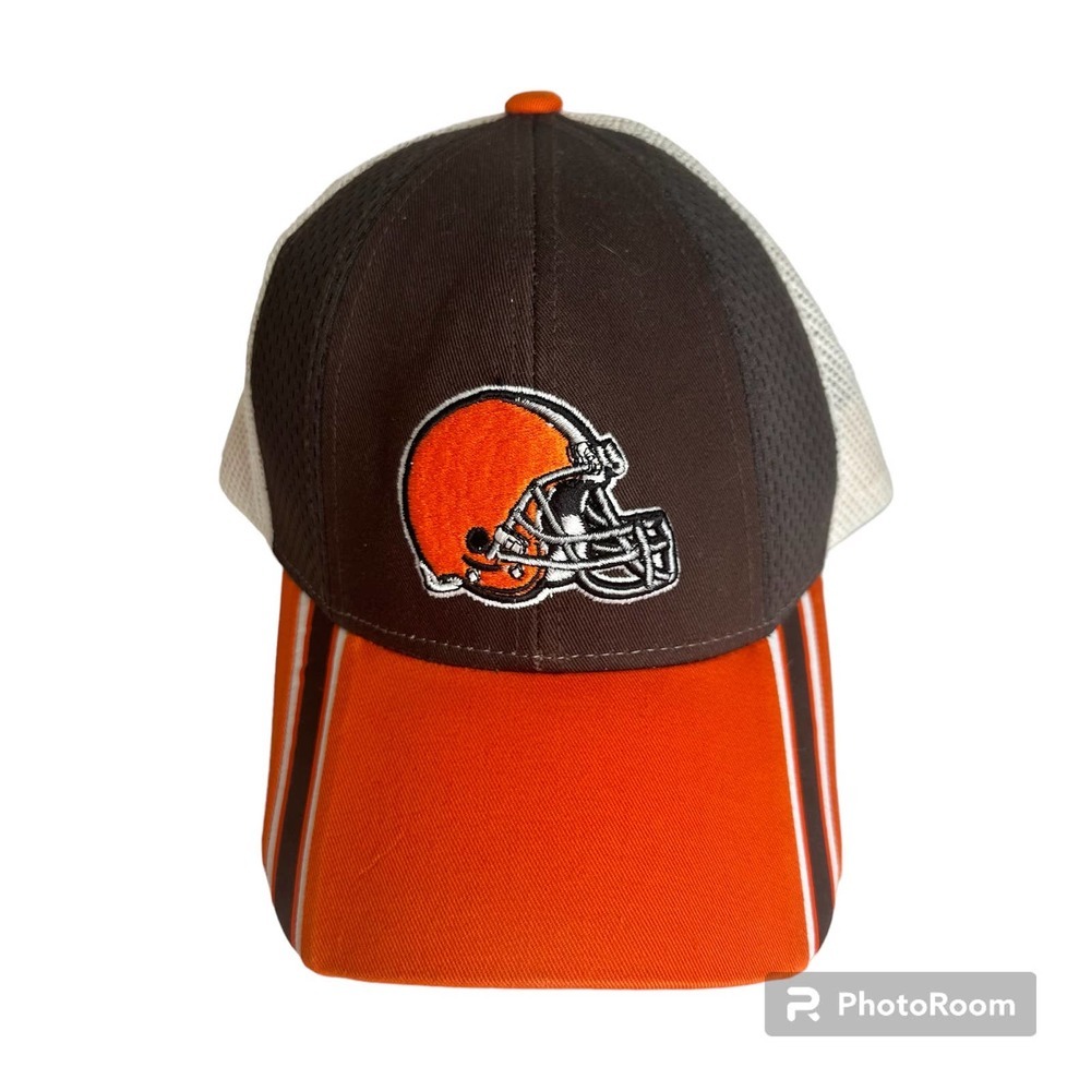 Cleveland Browns Hat Cap Snapback Helmet Logo Embroidered NFL‎ Retro 00088055428